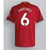 Camisa de Futebol Manchester United Lisandro Martinez #6 Equipamento Principal 2025-26 Manga Curta